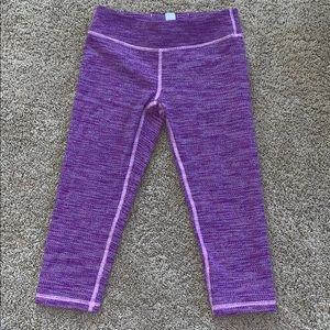 Ivivva Purple Cropped Leggings